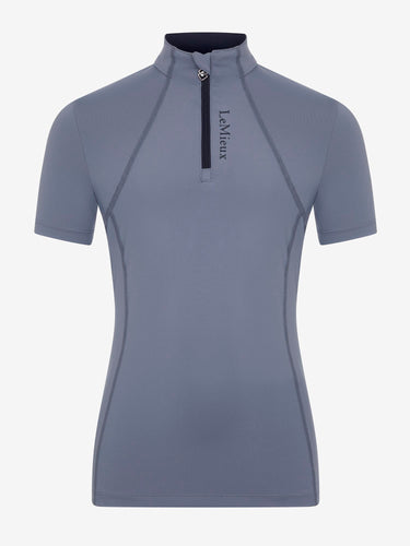 Buy LeMieux Young Rider Jay Blue Short Sleeve Base Layer - 7-8 Years| Online for Equine