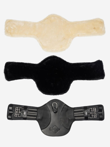 LeMieux Arika Simuwool Contoured Short Stud Girth Black