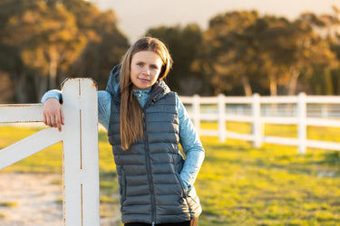 LeMieux Petrol Young Rider Milly Puffer Gilet| Online For Equine