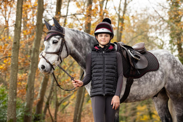 LeMieux Black Young Rider Milly Puffer Gilet - 9-10 Years| Online For Equine