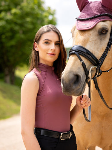LeMieux Ladies Maria Mesh Sleeveless Baselayer Rosewood| Online For Equine