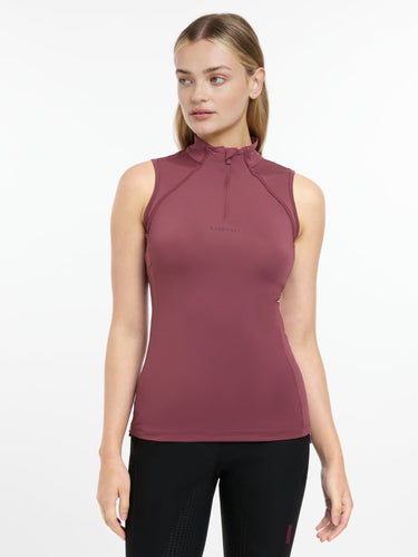 LeMieux Ladies Maria Mesh Sleeveless Baselayer Rosewood| Online For Equine