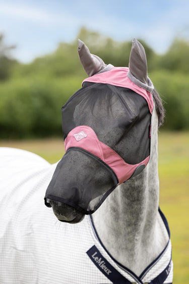 LeMieux Visor-Tek Full Fly Mask Peony| Online For Equine