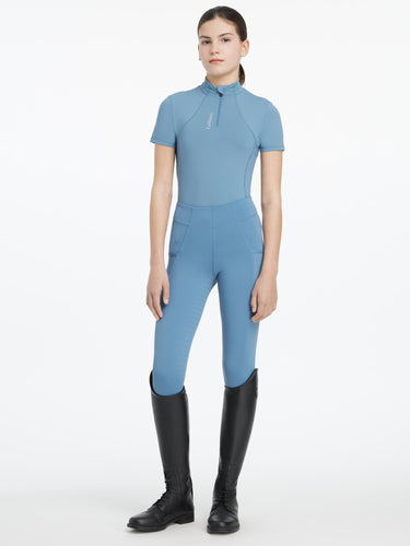 LeMieux Young Rider Classique Short Sleeve Base Layer Ice Blue