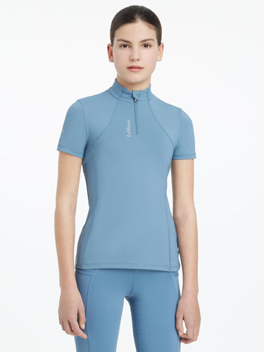 LeMieux Young Rider Classique Short Sleeve Base Layer Ice Blue