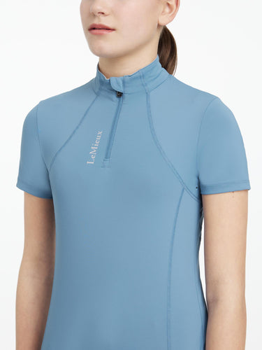 LeMieux Young Rider Classique Short Sleeve Base Layer Ice Blue