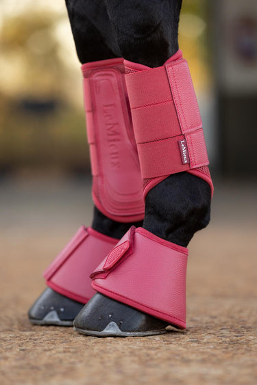 LeMieux Arika Over Reach Boots Cranberry