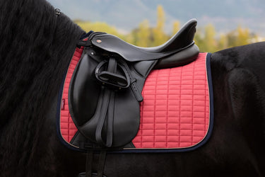 LeMieux Suede Dressage Square Cranberry