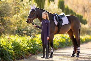 LeMieux Suede GP Square Lilac