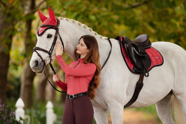 LeMieux Loire Classic GP Square Cranberry