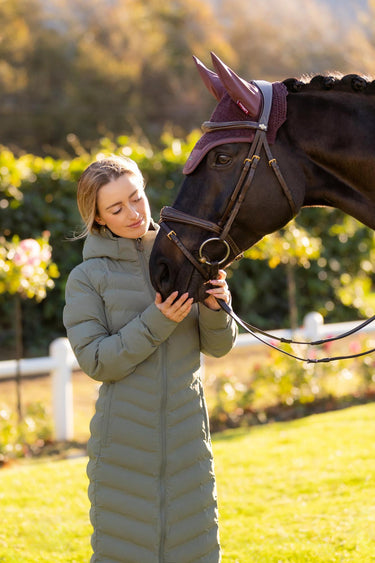 LeMieux Ladies Hayley Water Resistant Longline Puffer Coat Rosemary