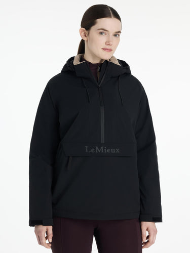 LeMieux Ladies Phoebe Half Zip Waterproof Anorak Black| Online For Equine