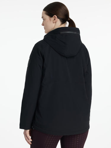 LeMieux Ladies Phoebe Half Zip Waterproof Anorak Black| Online For Equine