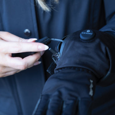 Equetech Inferno Waterproof Heated Riding Gloves (inc. 2 x batteries)| Online For Equine