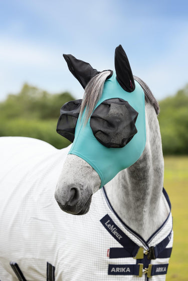 LeMieux Bug Relief Half Mask Lagoon| Online For Equine