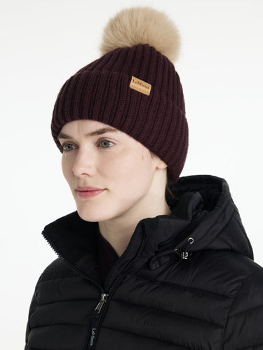LeMieux Clara Rib Beanie Damson| Online For Equine