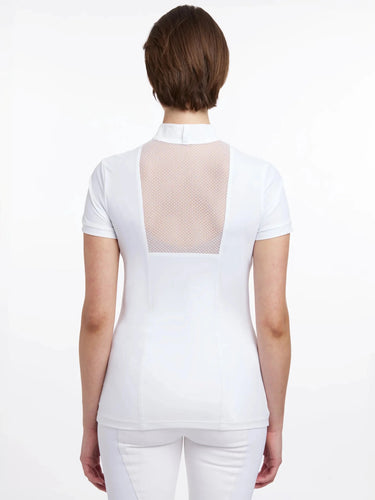LeMieux Ladies Camille Short Sleeve Show Shirt White| Online For Equine