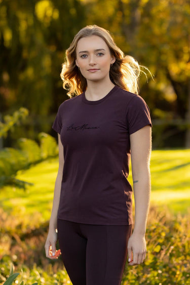 LeMieux Ladies Classique Sparkle T-shirt Damson| Online For Equine
