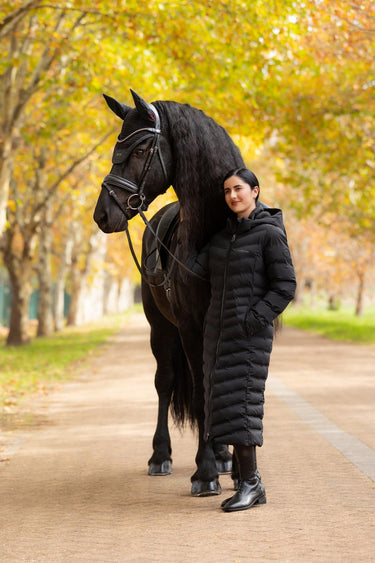 LeMieux Ladies Hayley Water Resistant Longline Puffer Coat Black| Online For Equine