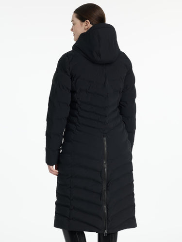 LeMieux Ladies Hayley Water Resistant Longline Puffer Coat Black| Online For Equine