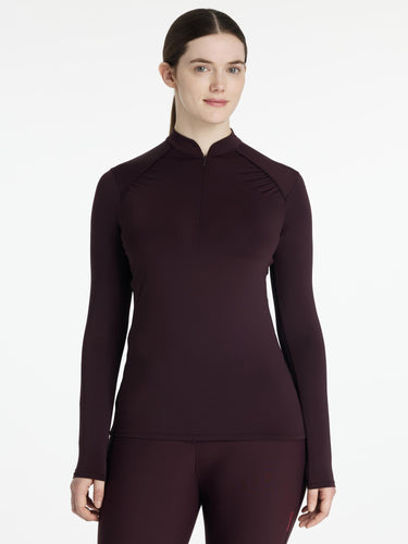 LeMieux Ladies Heyden Lightweight Base Layer Damson| Online For Equine
