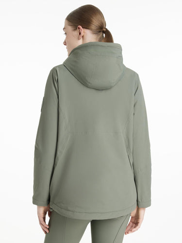 LeMieux Ladies Phoebe Half Zip Waterproof Anorak Rosemary| Online For Equine