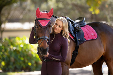 LeMieux Loire Fly Hood Cranberry| Online For Equine