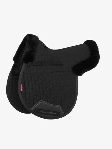 LeMieux Merino+ Half Lined GP Numnah Black/Black| Online For Equine