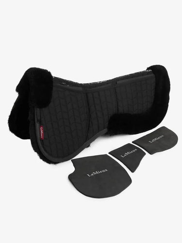 LeMieux Merino+ ProSorb 3 Pocket Half Pad Black/Black| Online For Equine