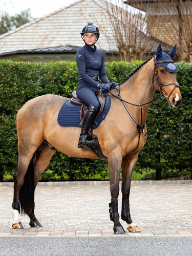 LeMieux Soft Shell Anti Slip EuroJump Square Navy| Online For Equine
