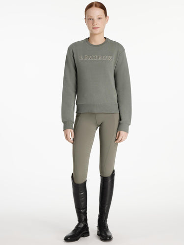 LeMieux Young Rider Carmen Crew Sweat Rosemary| Online For Equine
