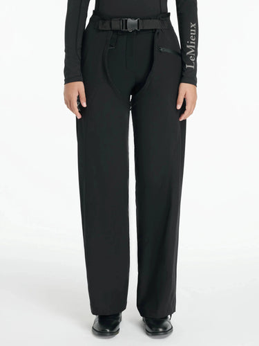 Buy LeMieux Young Rider Drytex Stormwear Waterproof Chaps Black | Online for Equine