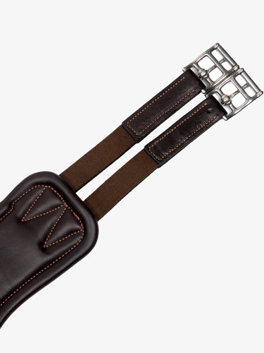 Buy LeMieux Brown Gel-Tek Anatomic Long Stud Girth with Magnetic Cover | Online for Equine