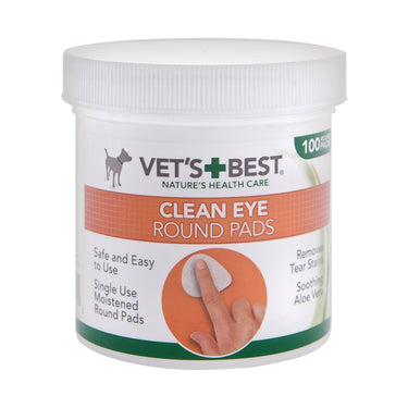 Buy Vets Best Clean Eye Round Pads | Online for Equine
