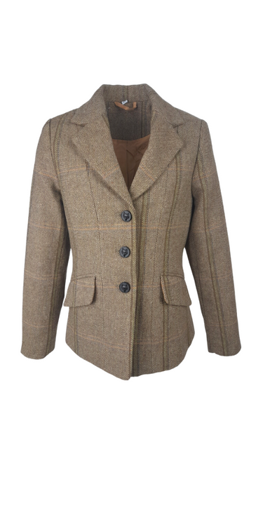 Buy Cameo Equine Junior Phoebe Green Tweed Jacket | Online for Equine