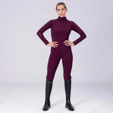 Shires Black Cherry Aubrion Eltar Riding Tights| Online For Equine