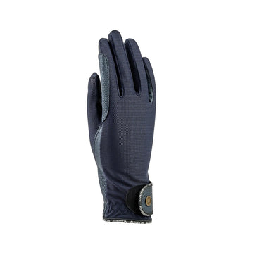 Shires Navy Aubrion Aero FlexFit Riding Gloves| Online For Equine