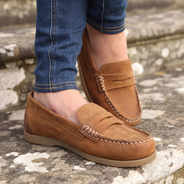 Shires Tan Moretta Forli Deck Shoes| Online For Equine