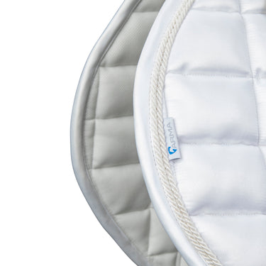 Shires White ARMA Eltar Satin Jump Saddlecloth| Online For Equine