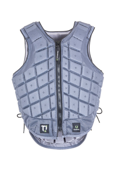 Buy the Champion Gunmetal Grey Titanium Adults Ti22 Body Protector | Online for Equine