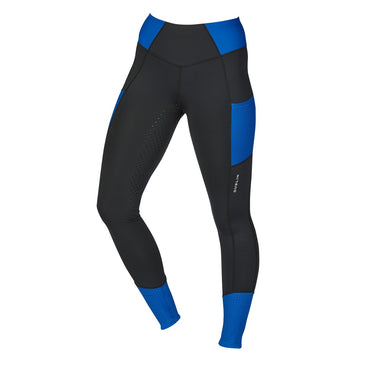Buy the Dublin Ink Ocean Power Performance Mid Rise Colour Block Tights | Online for Equine