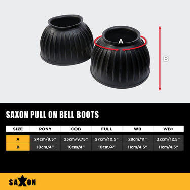 Buy Saxon Pull On Bell Boots | Online for Equine