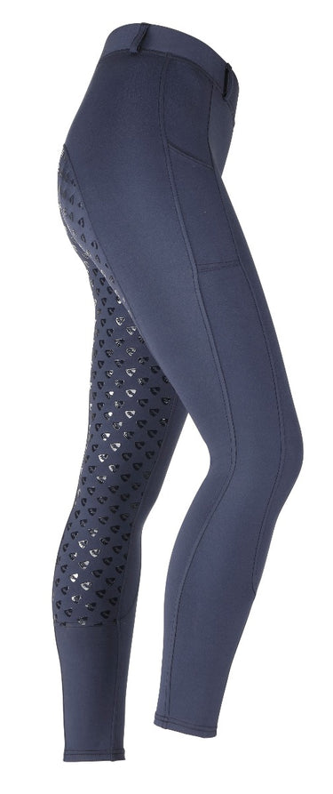 Buy Shires Aubrion Albany Navy Ladies Riding Tights| Online for Equine