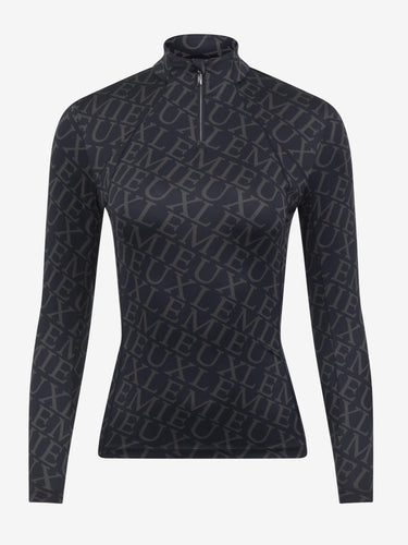 Le Mieux Young Rider Fleur Navy Base Layer