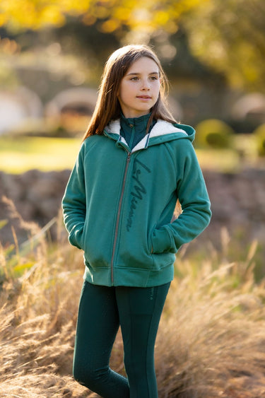 Buy Le Mieux Young Rider Hollie Sherpa Lined Hoodie Evergreen|Online for Equine