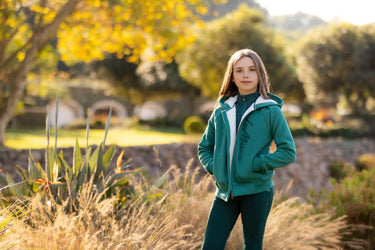 Buy Le Mieux Young Rider Hollie Sherpa Lined Hoodie Evergreen|Online for Equine