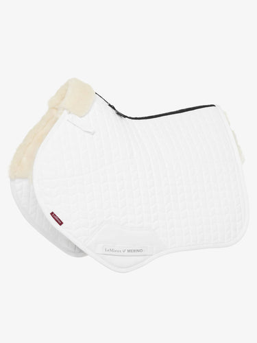 LeMieux Merino+ Half Lined Close Contact Square White/Natural