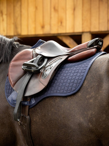 LeMieux Navy ProSorb Plain 2 Pocket GP Square| Online For Equine