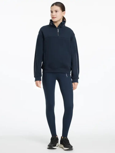 LeMieux Young Rider Kate Quarter Zip Sweat Navy
