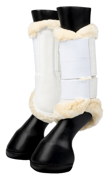 Buy LeMieux Fleece Edge Mesh Brushing Boots| Online for Equine